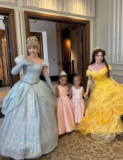 Princess entertainer at kids party