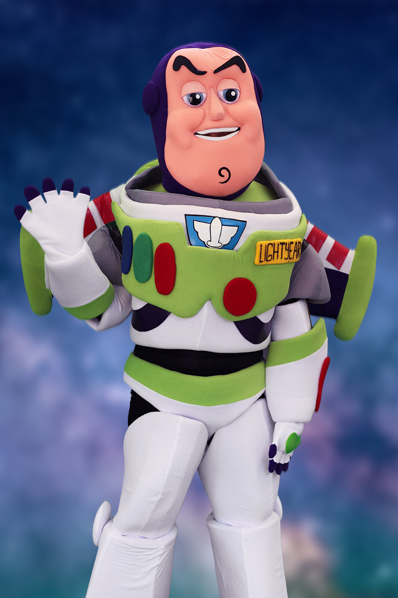 Hire Buzz Lightyear for birthday parties - Toy Story character performer