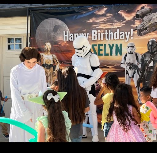 Star Wars character at OC birthday party
